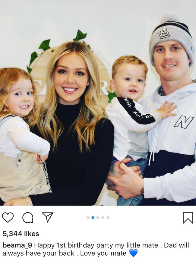 Dayne Beams has two kids with wife Kelly.