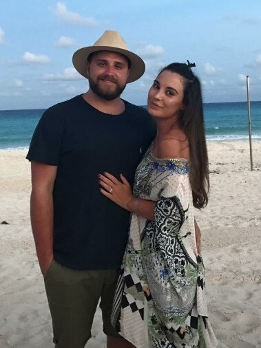 Daniel Hadley and ex-wife Tahlee Anderson. Picture: Facebook