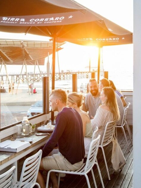 Outside on the balcony. Picture: Instagram