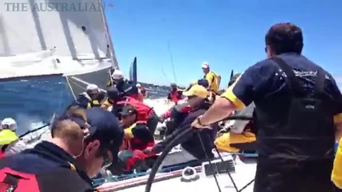 On board Brindabella at race start