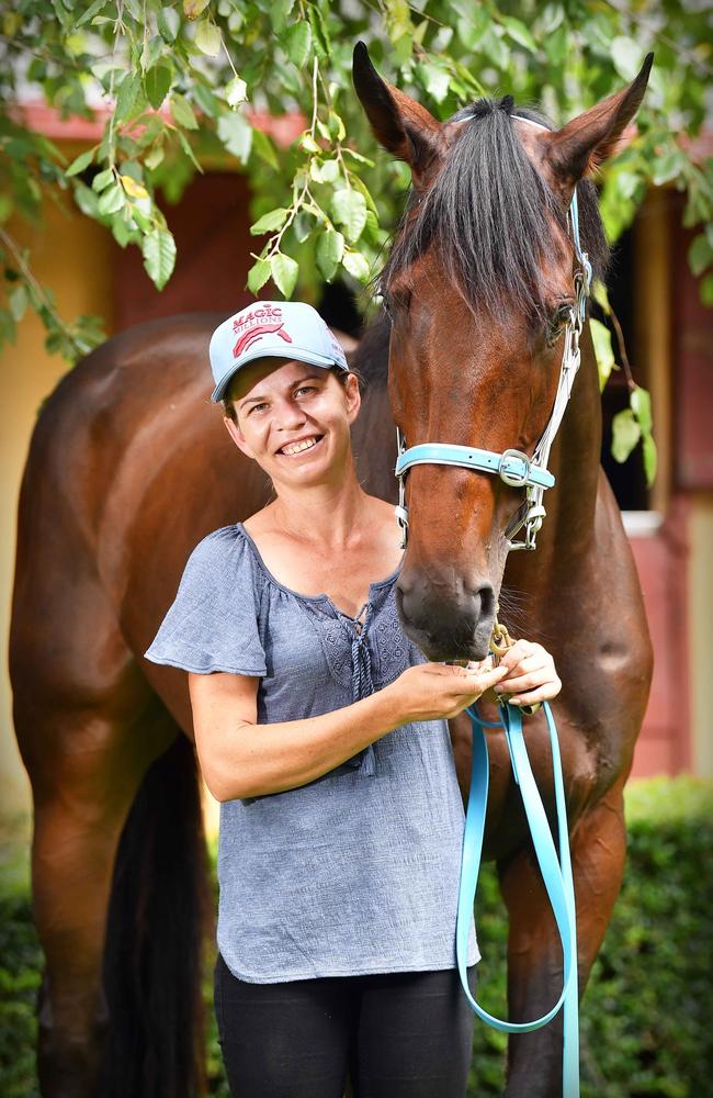 Sunshine Coast Turf Club local trainer Louise White. Picture: Patrick Woods