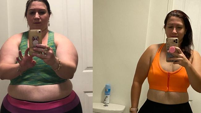 Katrina Lauder has lost 50kg in the last 18 months from eating healthy and working out.