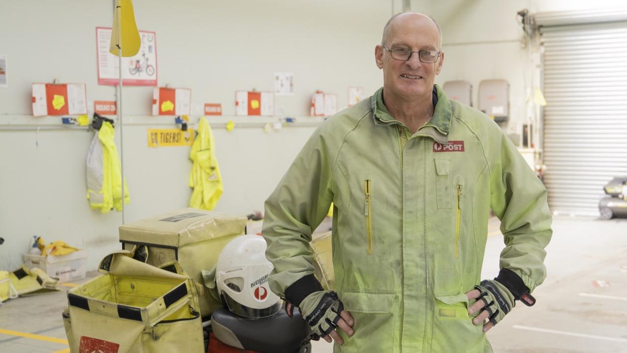 Tony Gadsby has worked at Australia Post for 20 years and a dog recently attacked him.