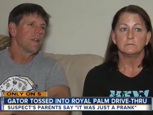 Worried ... Joshua James’ parents Ed and Linda James said their son idolises Steve Irwin. Picture: WPTV