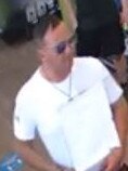 The man pictured in CCTV footage shared by Queensland Police.