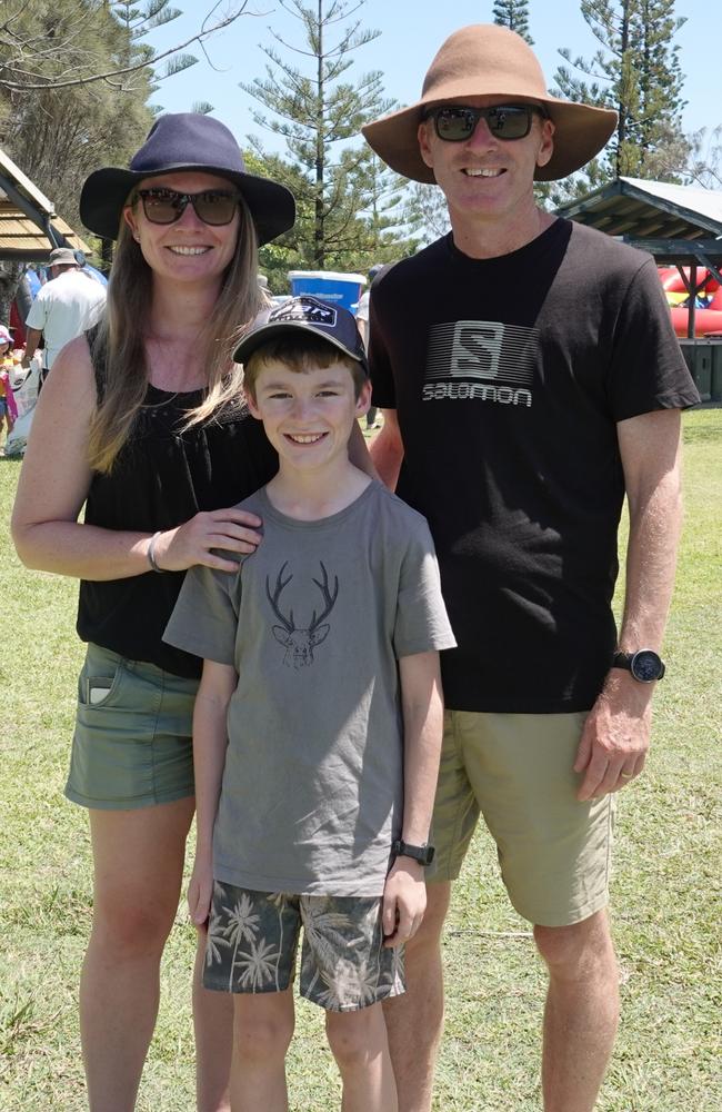 Leanne, Nicholas and Simon Dobson. Picture: Chris Knight