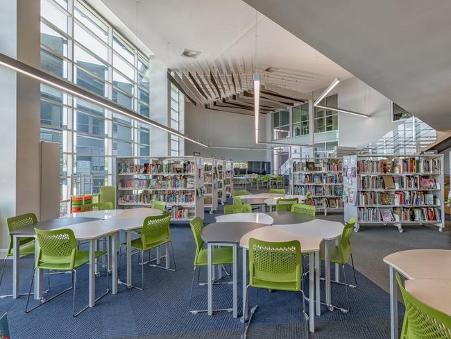 The Moreton Bay Boys College library.