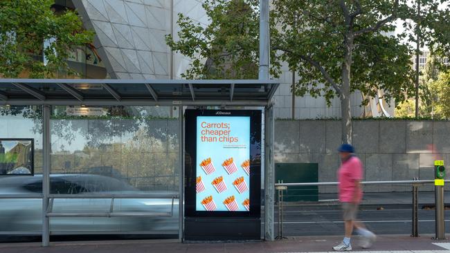 The Outdoor Media Association has run an annual national healthy eating campaign since 2020 to help encourage Australians to eat more fruit and vegetables.