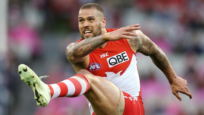 The Swans need Lance Franklin peaking in September. Picture: Michael Klein