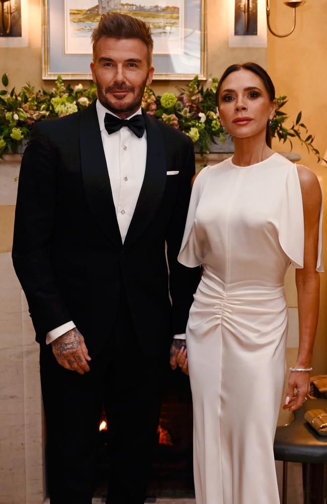 The Beckhams are said to be keen to stress the split wasn’t due to a family feud. Picture: Getty Images