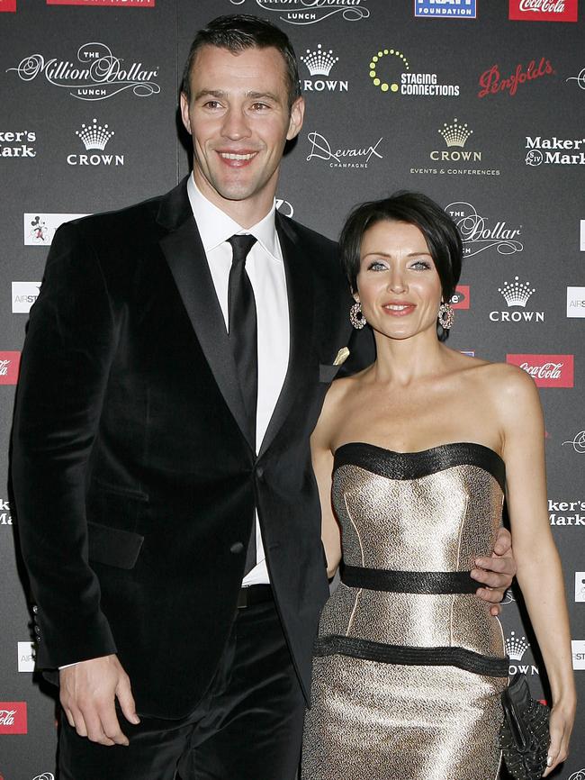 The glamour couple at the Million Dollar Lunch at Crown Casino in 2011.