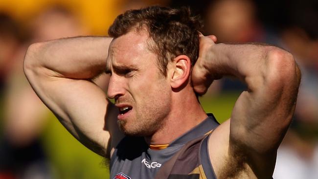 Shane Tuck suffered multiple head knocks during his AFL career.