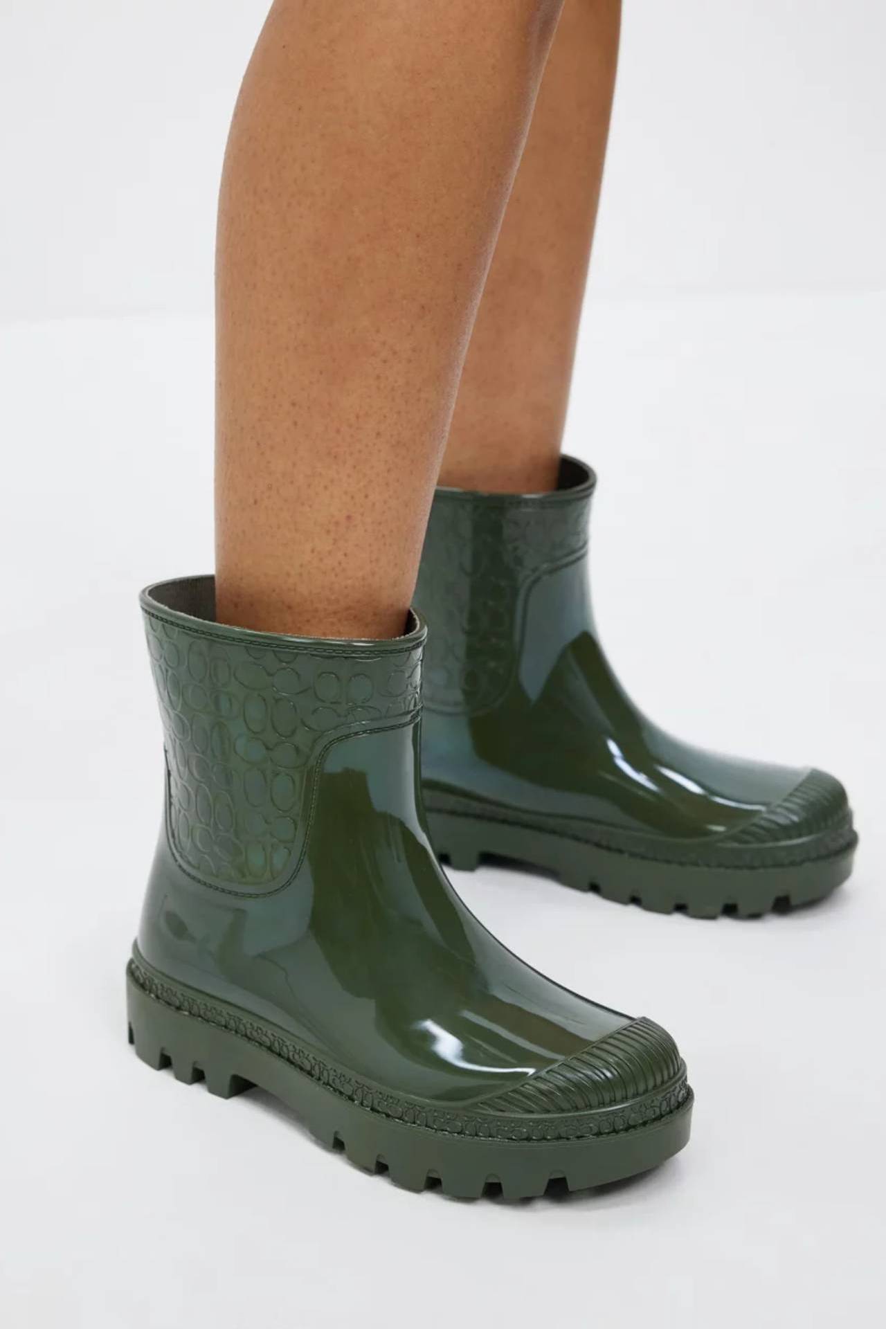 Coach rain clearance boots wide calf