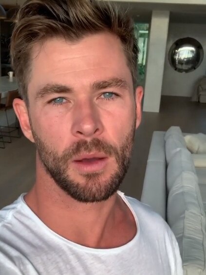 Chris Hemsworth was one of many celebrities to donate to bushfire relief. Picture: Instagram