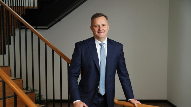 Suncorp CEO Steve Johnston said the insurer was closely managing pricing for its policies after booking $568m in claims costs for natural catastrophes in the first half of the financial year. Picture: John Feder/The Australian.