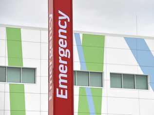 An emergency department sign. . Picture: Alistair Brightman