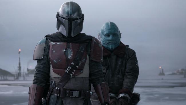 A still from The Mandalorian supplied for Review