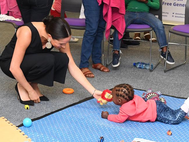 Meghan heard how the charity has reached more than 11 million women and children under two with life-changing health services and education. Picture: Paul Edwards