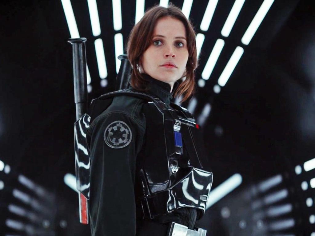 Felicity Jones says she is drawn to “defiant” roles like Jyn Erso in Rogue One: A Star Wars Story.