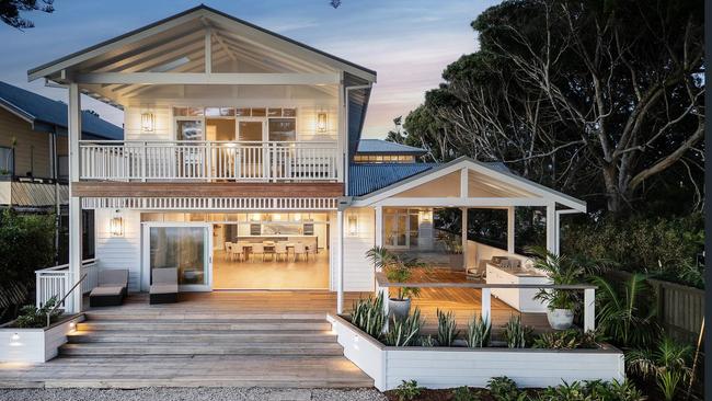 The weekender of the late media executive Brian Walsh has been listed at Avoca Beach. Picture: realestate.com.au