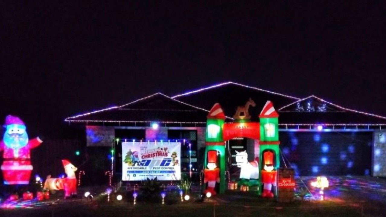 Grinches destroy Coomera, Gold Coast family’s Christmas light display