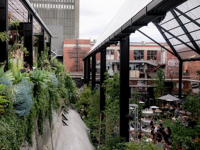 In The Hanging Garden, Hobart. Picture: DarkLab/Rosie Hastie