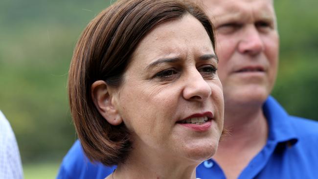 LNP deputy leader Deb Frecklington  announces the party's commitment to delver a new rescue helicopter for the Cairns region. PICTURE: STEWART McLEAN