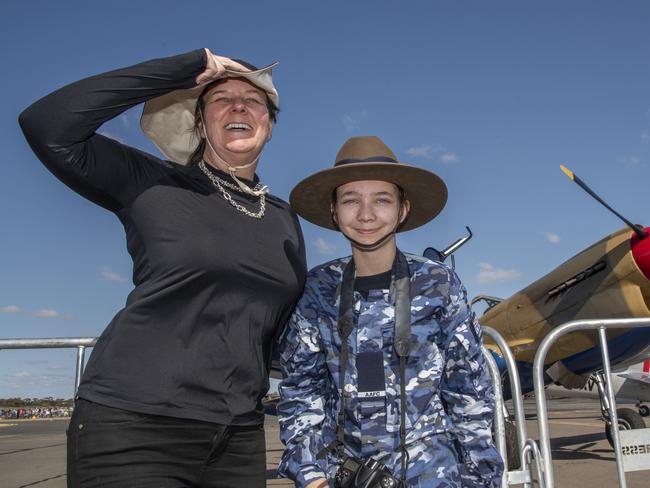 Josephine Davy-Watts, Yasmin Davy-Watts Mildura Air Show 2024. Picture: Noel Fisher.