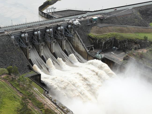 Wivenhoe Dam, Flooding in Brisbane and Ipswich. Picture: Liam Kidston