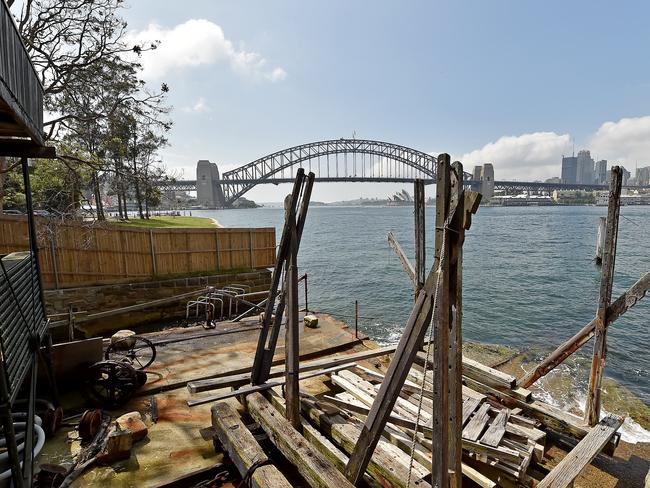 The site boasts an incredible view of the Harbour Bridge. Picture: AAP IMAGE / Troy Snook