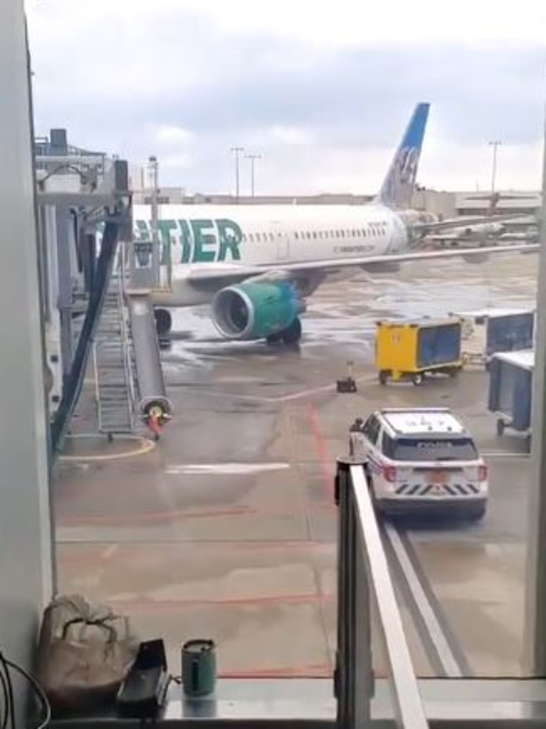 The whole plane was forced off following the incident.