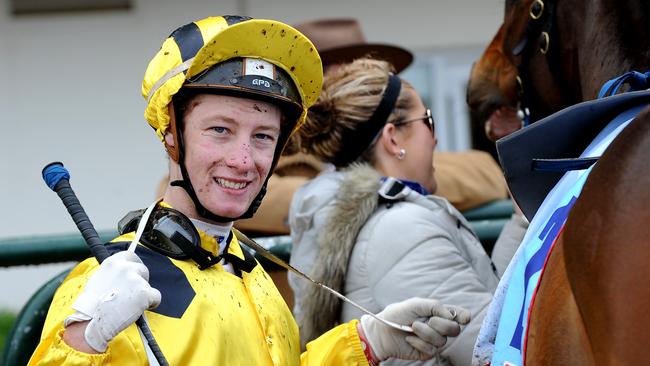 Jockey Jack Hill escapes serious injury in Morphettville fall | Herald Sun