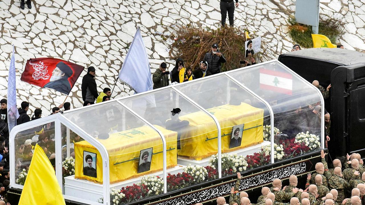 Israel taunts Hezbollah by flying military jets over Nasrallah funeral