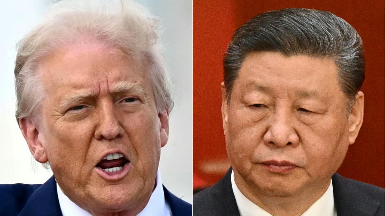 Waiting for each other to blink: Donald Trump and Xi Jinping.