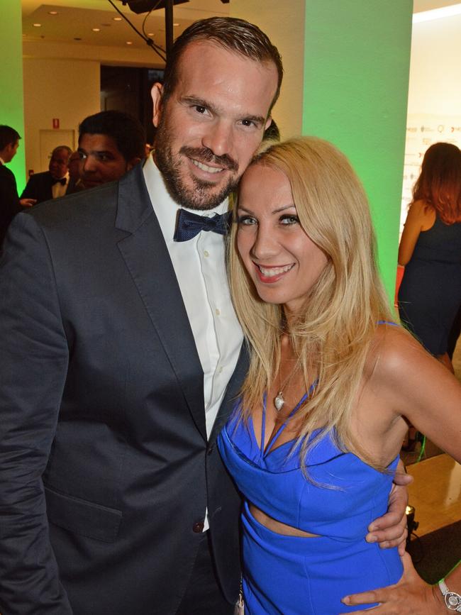 John and Nawal Stilianos at Gold Coast Sports Awards dinner at QT Resort, Surfers Paradise. Picture: Regina King