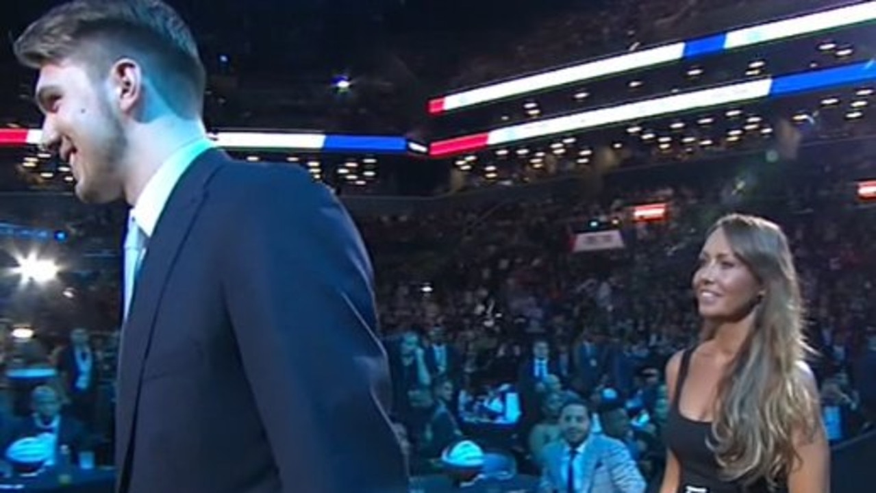 NBA Draft 2018 Luka Doncic supermodel mum steals show