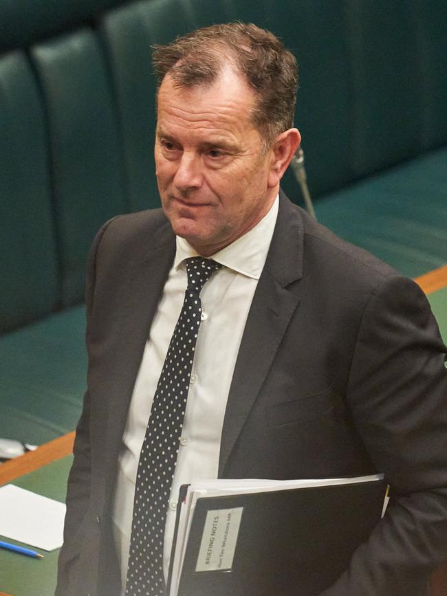 Tim Whetstone also resigned his ministerial position, but his lawyer says he was not one of the MPs who cited parliamentary privilege over travel claim documents. Picture: Matt Loxton