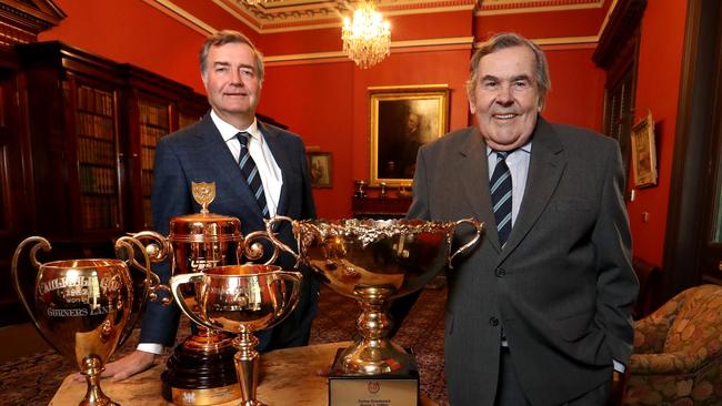 Syndicate members Michael Clemenger and Rob Clements. Picture: David Geraghty