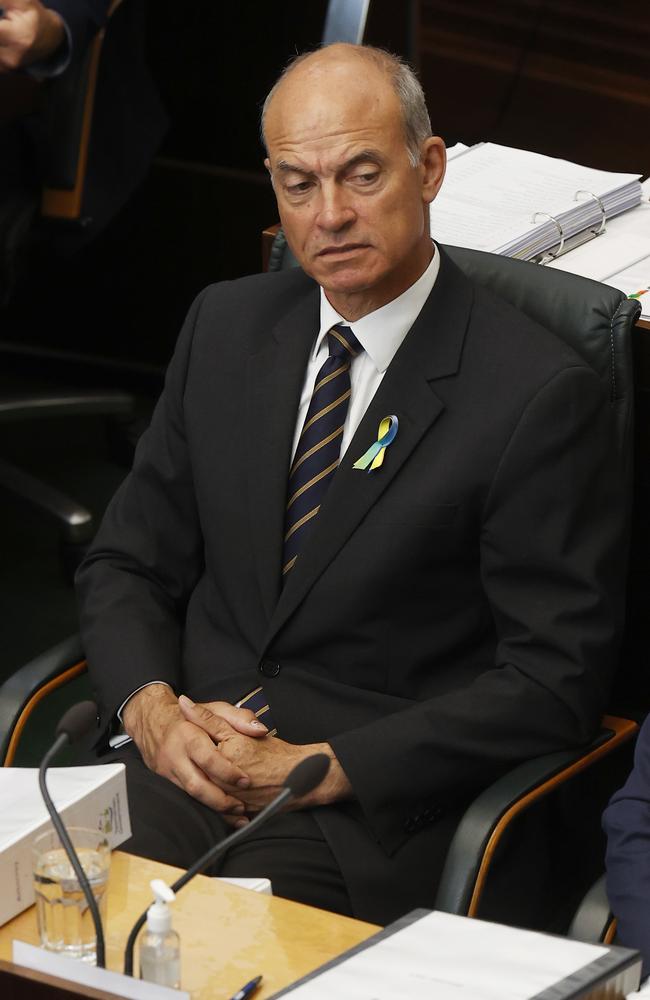 Minister Guy Barnett. Question time in the Tasmanian parliament. Picture: Nikki Davis-Jones