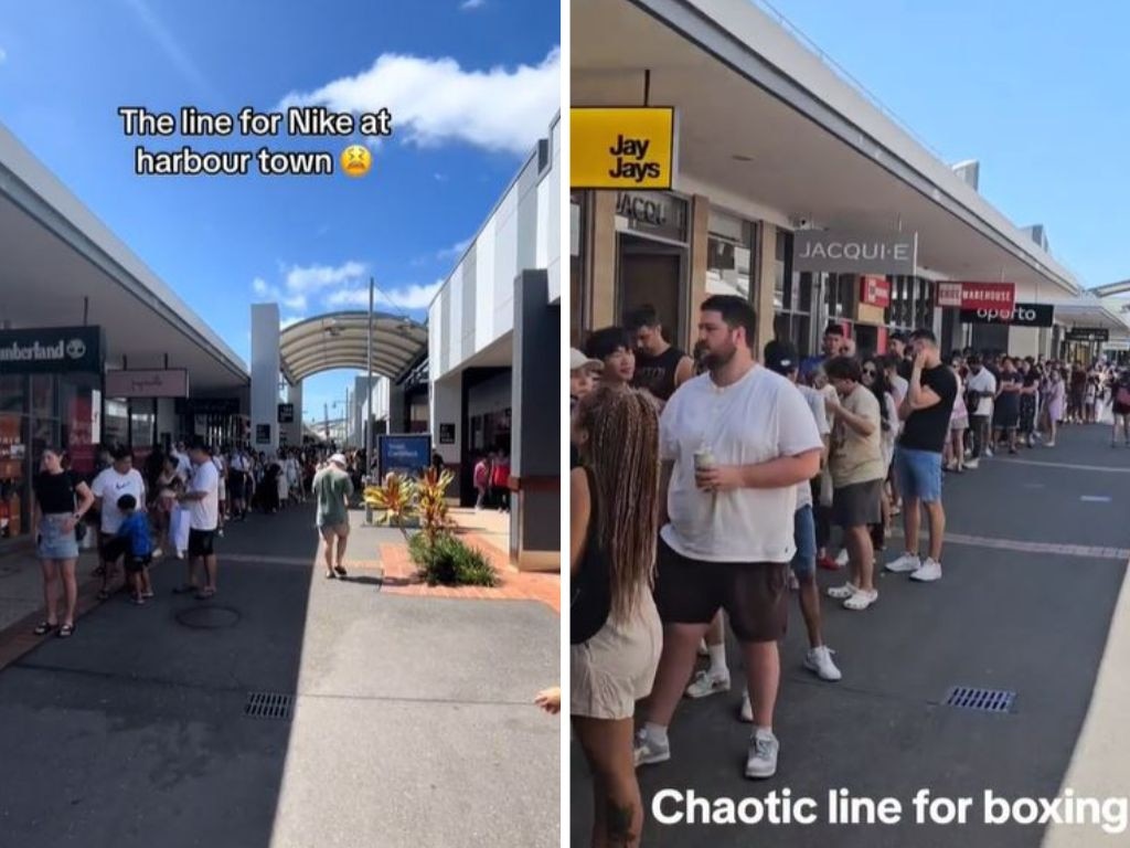 Boxing Day sales kicked off across Australia today. Picture: TikTok