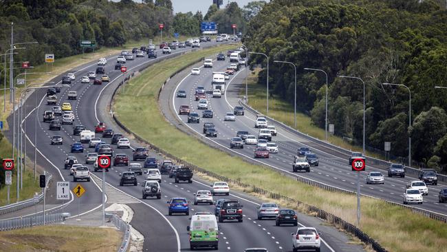 Bruce Highway traffic at Deception Bay Road, on the Bruce Highway. PHOTO: AAP/Josh Woning