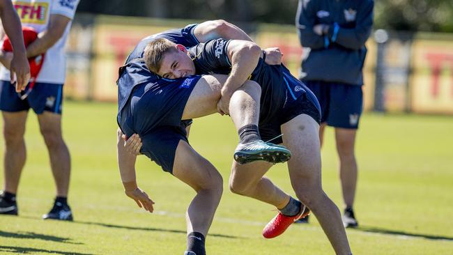 Titans training session at Parkwood. Alexander Brimson. Picture: Jerad Williams