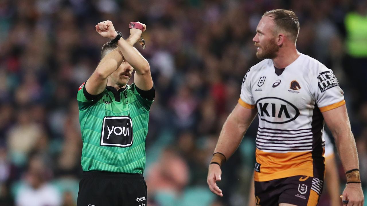 Matthew Lodge sent to the sin bin and put on report (Photo by Matt King/Getty Images)