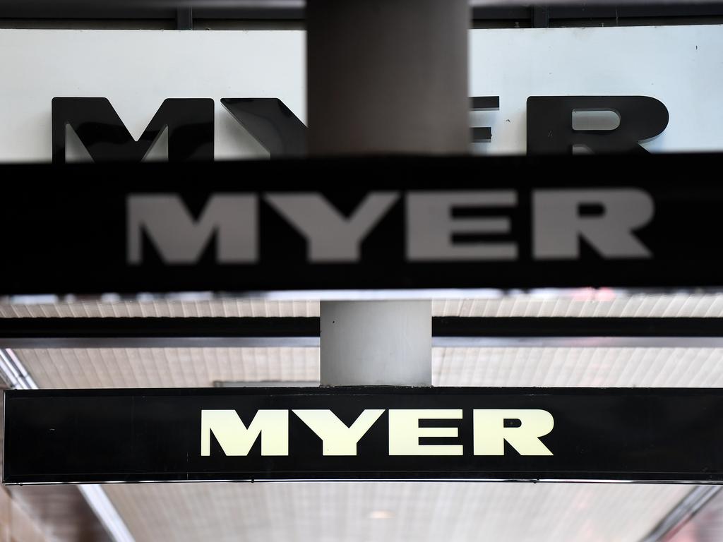 Myer has acquired five fashion brands form Premier Investments. Picture: NewsWire / Dan Peled