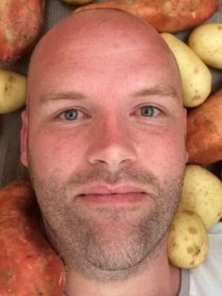 Andrew Taylor before his spud diet. Picture: Facebook/Spud Fit