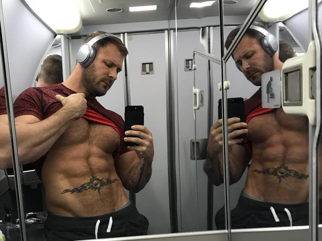 Delta flight attendant filmed having sex with gay porn star on plane news.com.au