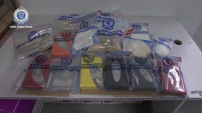 Guns and drugs seized in Sydney