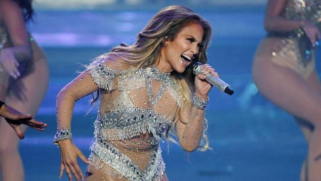 Jennifer Lopez performs at Planet Hollywood in Las Vegas. Picture: Ethan Miller/Getty Images for Caesars Entertainment