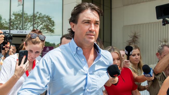 DARWIN, AUSTRALIA. NewsWire Photos. DECEMBER 7, 2023.Matt Wright leaves the Darwin Local Court on Thursday. Picture: NCA NewsWire/ Pema Tamang Pakhrin