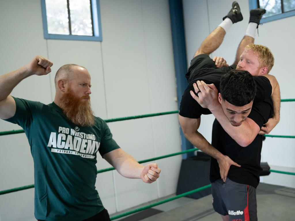 Former NRL star James Graham is set to make his professional wrestling debut on Sunday. Credit: Supplied.